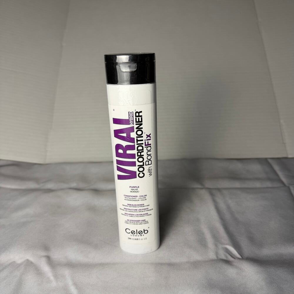 Celeb Luxury Viral Hybrid Colorditioner BondFix Purple 8.25 oz Color Conditioner